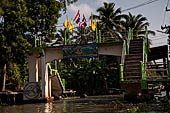 Scenery along the canal leading to Damnoen Saduak Floating Market. 